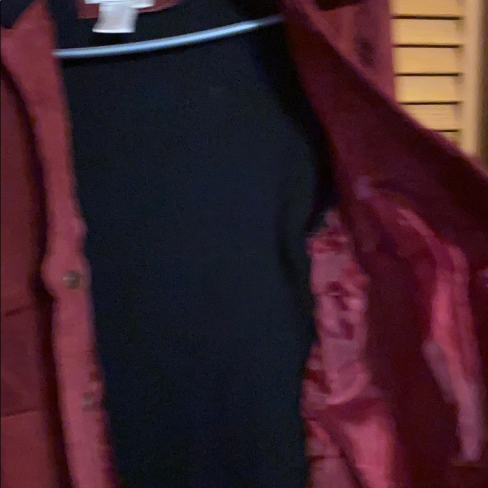 Amy Nice Sued Jacket Knobs On Front Long Sleeve - image 2